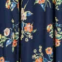 Marvelous Midi Skirt in Navy mit floralem Print | Emmy Design | Damenrock - Bright House Vintage