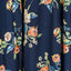 Marvelous Midi Skirt in Navy mit floralem Print | Emmy Design | Damenrock - Bright House Vintage