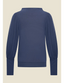 Maya Top Soft Fleece Navy | Very Cherry | Damenshirt - Bright House Vintage