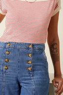 Melody Sailor Culotte Stone Denim | King Louie - Bright House Vintage