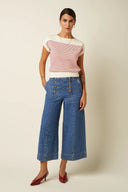Melody Sailor Culotte Stone Denim | King Louie - Bright House Vintage