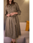Midi Kleid Niko in Rosmaringrün | Very Cherry | Damenkleid - Bright House Vintage