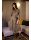Midi Kleid Niko in Rosmaringrün | Very Cherry | Damenkleid - Bright House Vintage