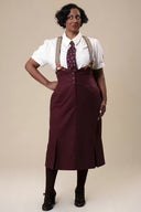 Miss Fancy Pants Skirt in Pflaume | Emmy Design | Damenrock - Bright House Vintage
