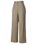 Miss Pocket Pants in Taupe mit Nadelstreifen | Emmy Design - Bright House Vintage