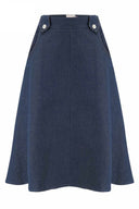 Monroe Skirt in Denim | Weekend Doll | Damenrock - Bright House Vintage
