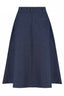 Monroe Skirt in Denim | Weekend Doll | Damenrock - Bright House Vintage