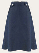 Monroe Skirt in Denim – Weekend Doll