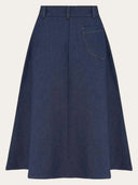Monroe Skirt in Denim – Weekend Doll