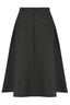 Monroe Skirt in Schwarz Denim | Weekend Doll | Damenrock - Bright House Vintage