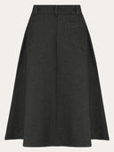 Monroe Skirt in Schwarz Denim – Weekend Doll