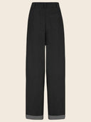 Monroe Trousers in Black Denim – Weekend Doll