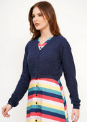 Mood Indigo Cardigan | About Betty - Bright House Vintage