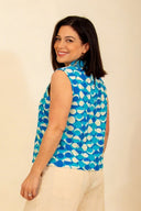 Nikki Top in Bauhaus Moons | Pretty Vacant - Bright House Vintage