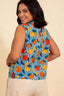 Nikki Top in Oranges | Pretty Vacant - Bright House Vintage