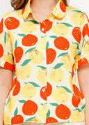 Oranges Top | About Betty - Bright House Vintage