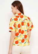 Oranges Top | About Betty - Bright House Vintage