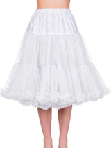 Petticoat Lifeforms von Banned Retro in Weiß, 66 cm, am Model
