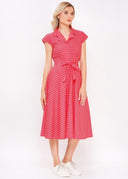 Pinstripe Dress | Circus Clothing - Bright House Vintage