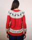 Pullover Moose Fairisle in Rot | Pretty Vacant | Damenstrickpullover - Bright House Vintage