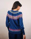 Pullover Oslo Cable Fairisle in Blau | Pretty Vacant | Damenstrickpullover - Bright House Vintage
