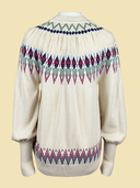 Pullover Oslo Cable Fairisle in Ivory | Pretty Vacant | Damenstrickpullover - Bright House Vintage