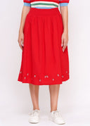 Red Berries Skirt | Circus Clothing - Bright House Vintage