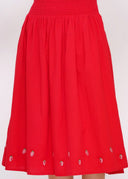 Red Berries Skirt | Circus Clothing - Bright House Vintage