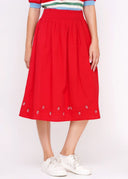 Red Berries Skirt | Circus Clothing - Bright House Vintage