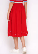 Red Berries Skirt | Circus Clothing - Bright House Vintage
