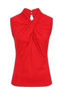 Red Hey Jude Top - Bright House Vintage