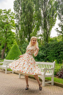 Robyn Floral Swing Dress | Hearts & Roses | Damenkleid - Bright House Vintage