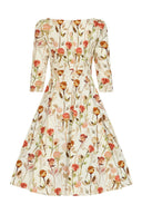 Robyn Floral Swing Dress | Hearts & Roses | Damenkleid - Bright House Vintage