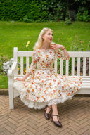 Robyn Floral Swing Dress | Hearts & Roses | Damenkleid - Bright House Vintage