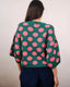 Roma 3/4 Sleeve in Polka Green | Pretty Vacant | Damenpullover - Bright House Vintage