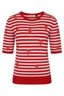 Ruby Lobster Jumper in Rot | Banned Retro - Bright House Vintage