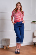 Ruby Lobster Jumper in Rot | Banned Retro - Bright House Vintage