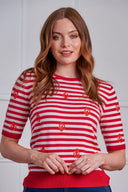 Ruby Lobster Jumper in Rot | Banned Retro - Bright House Vintage