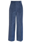Samthose Charlie in Blau | Femkit | Damenhose - Bright House Vintage
