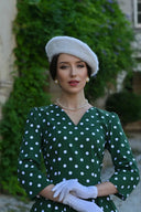 Savannah Polka Dot Swing Dress - Bright House Vintage