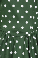 Savannah Polka Dot Swing Dress - Bright House Vintage
