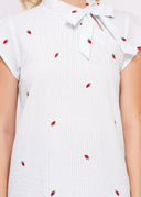 Schluppenbluse Berries | Circus Clothing - Bright House Vintage