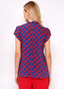 Schluppenbluse Flamingo | Circus Clothing - Bright House Vintage