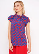 Schluppenbluse Flamingo | Circus Clothing - Bright House Vintage
