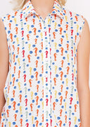 Seahorse Blouse | Circus Clothing - Bright House Vintage
