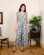 S/S Playsuit mit Allium & Clematis Print | Pretty Vacant | Damenjumpsuit - Bright House Vintage
