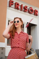 That Same Old Favorite Blouse in Red | Emmy Design - Bright House Vintage