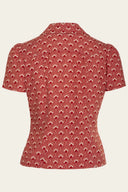 That Same Old Favorite Blouse in Red | Emmy Design - Bright House Vintage
