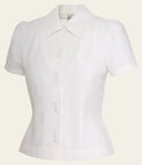 That Same Old Favorite Blouse in White | Emmy Design - Bright House Vintage