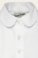 The Bookworm Blouse in White | Emmy Design - Bright House Vintage